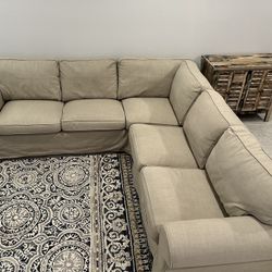 For Sale: Beige Sectional Sofa – Like New!