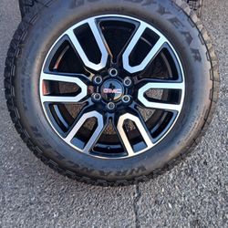 2026 NEW OEM ORIGINAL TAKEOFFS GMC SIERRA AT4 TIRES GOODYEAR ALL-TERRAIN NEW 100 % $ 1599 