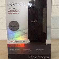 Netgear Nighthawk CM1200 Multi-gig Speed Cable Modem