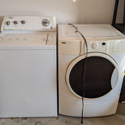 Whirlpool Washer & Kenmore Gas Dryer Combo