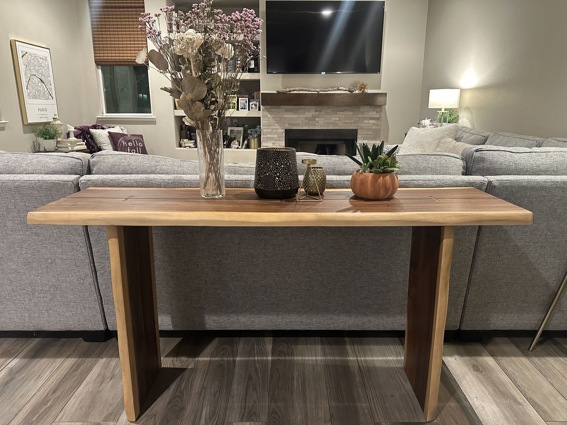 World Market Sofa / Console Table