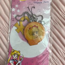 Sailor Moon Venus Cellphone Charm Keychain
