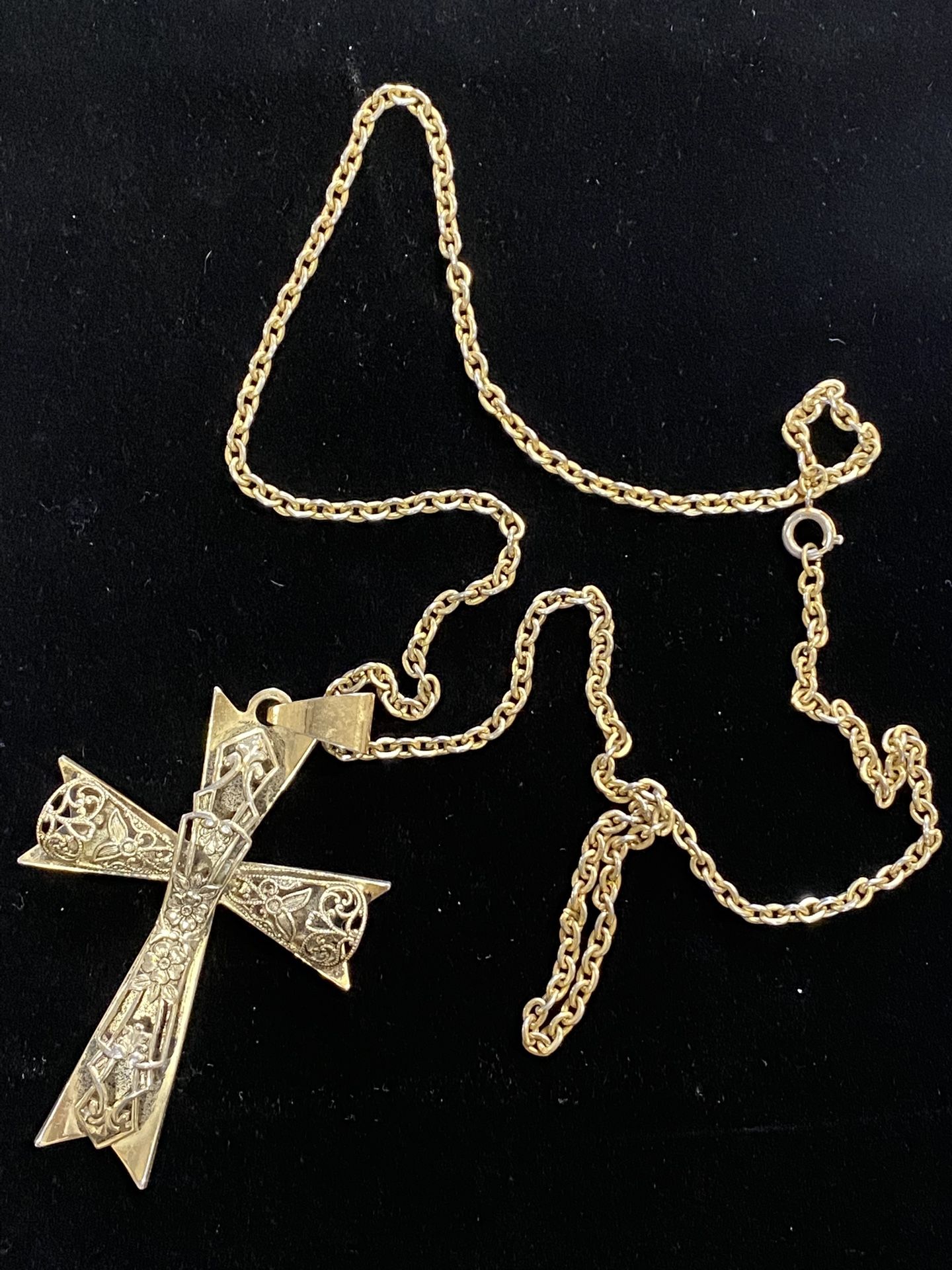 Vintage Cross Necklace
