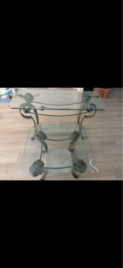 Glass tables