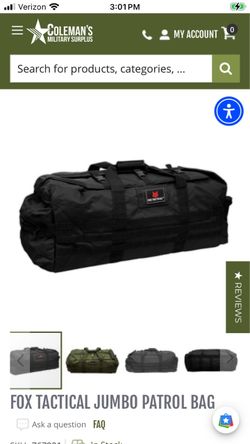 Fox Tactical Jumbo Patrol Bag