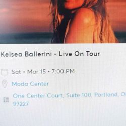 4 tickets to KELSEA Ballerini 