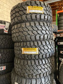 33x12.50r15 Groundspeed XT set of 4 new tires including installation and balance