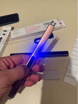 Electric Arc Candle Lighter with Safety Switch - USB Rechargeable, Windproof & Flameless for Romantic Evenings, Valentine's Day Gift & Stocking Stuffe