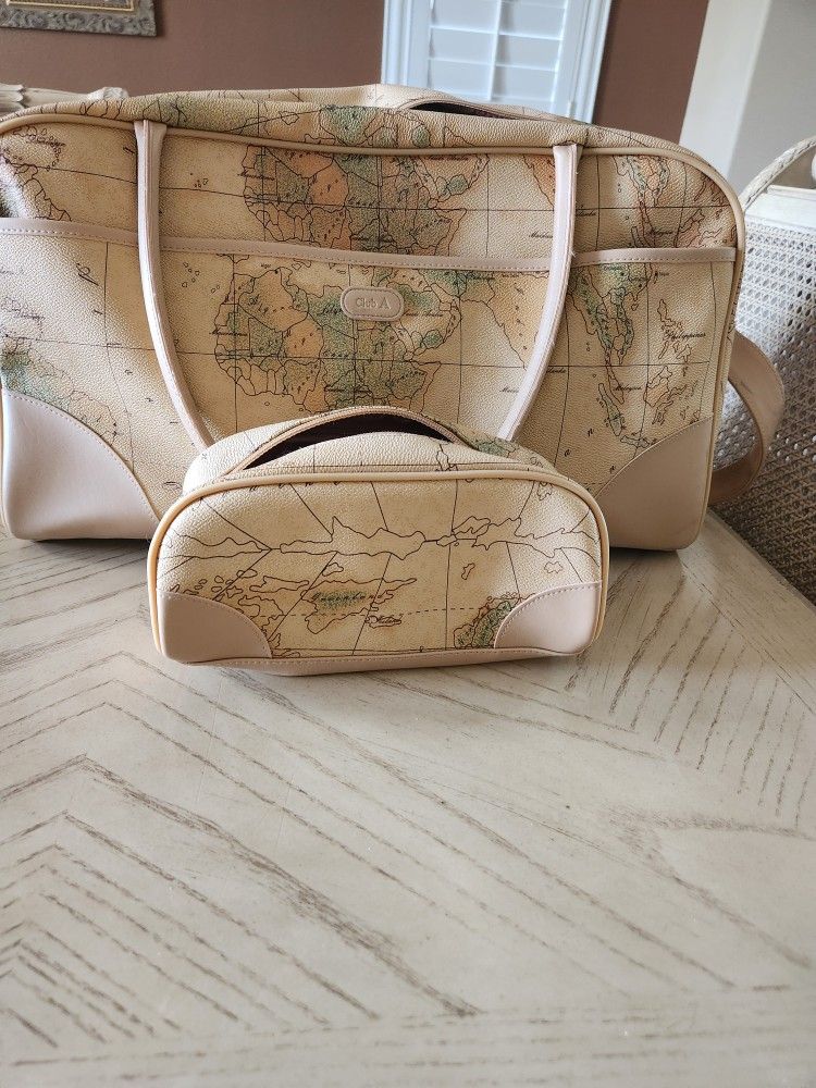 Duffel Bag / Overnight Bag With Make Up Bag