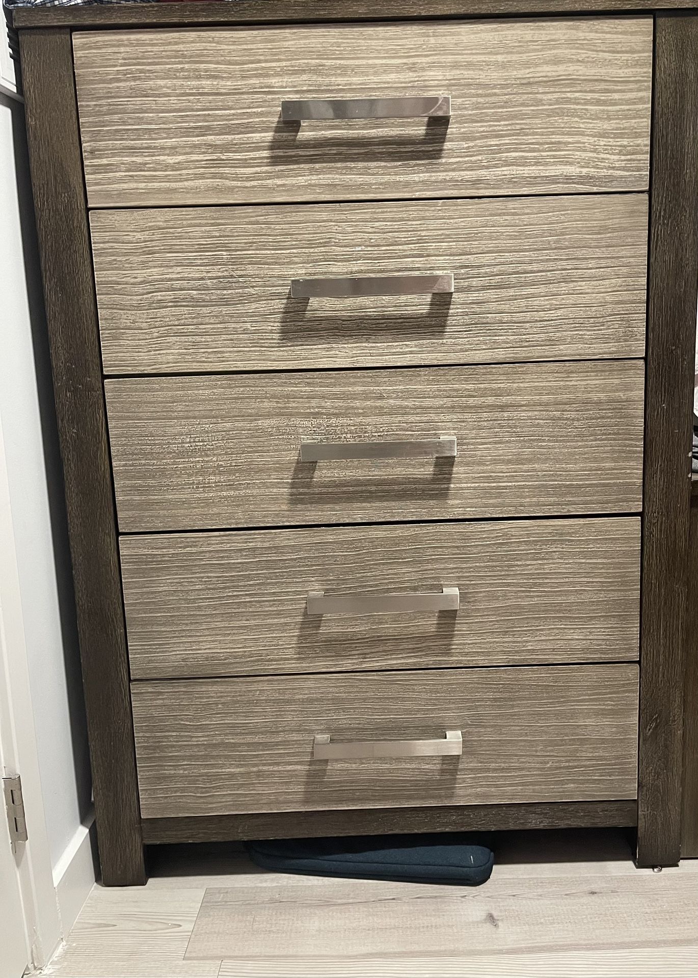 Drawer Chest, Dresser With Mirror And 2 Night Stands