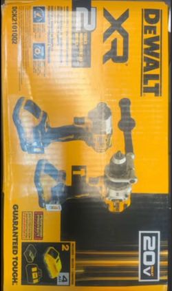 Dewalt 20V MAX Lithium-lon Cordless 2-Tool Combo Kit with (2) 4.0 Ah Batteries, Charger and Kit Bag
