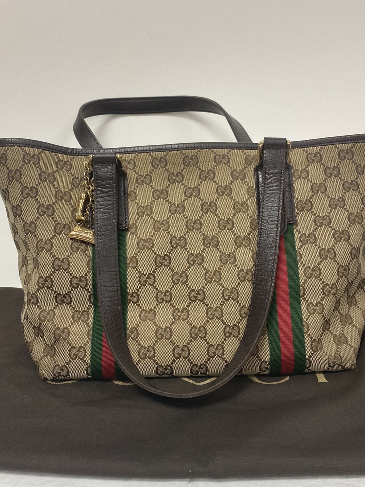 Gucci Sherry Line Shoulder Tote Bag