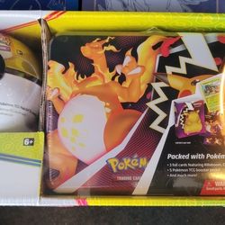 Pokemon 2 Pack With Tin Ball & Luch Box