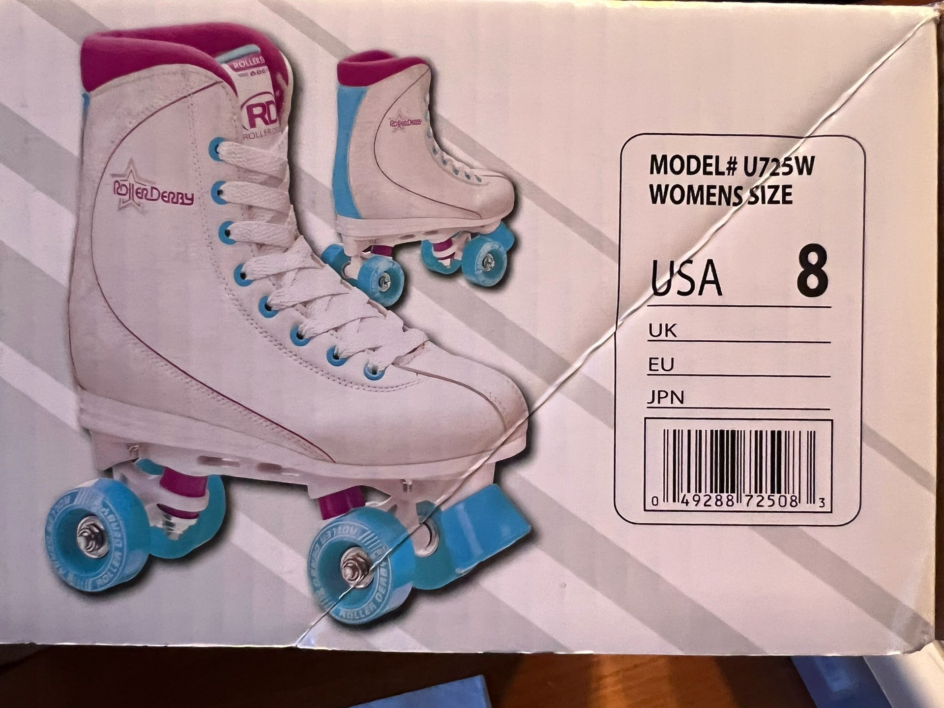 Roller Skates- Used Indoors Sz 8