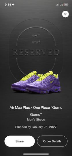 Nike Air Max Plus One Piece Gomu Gomu