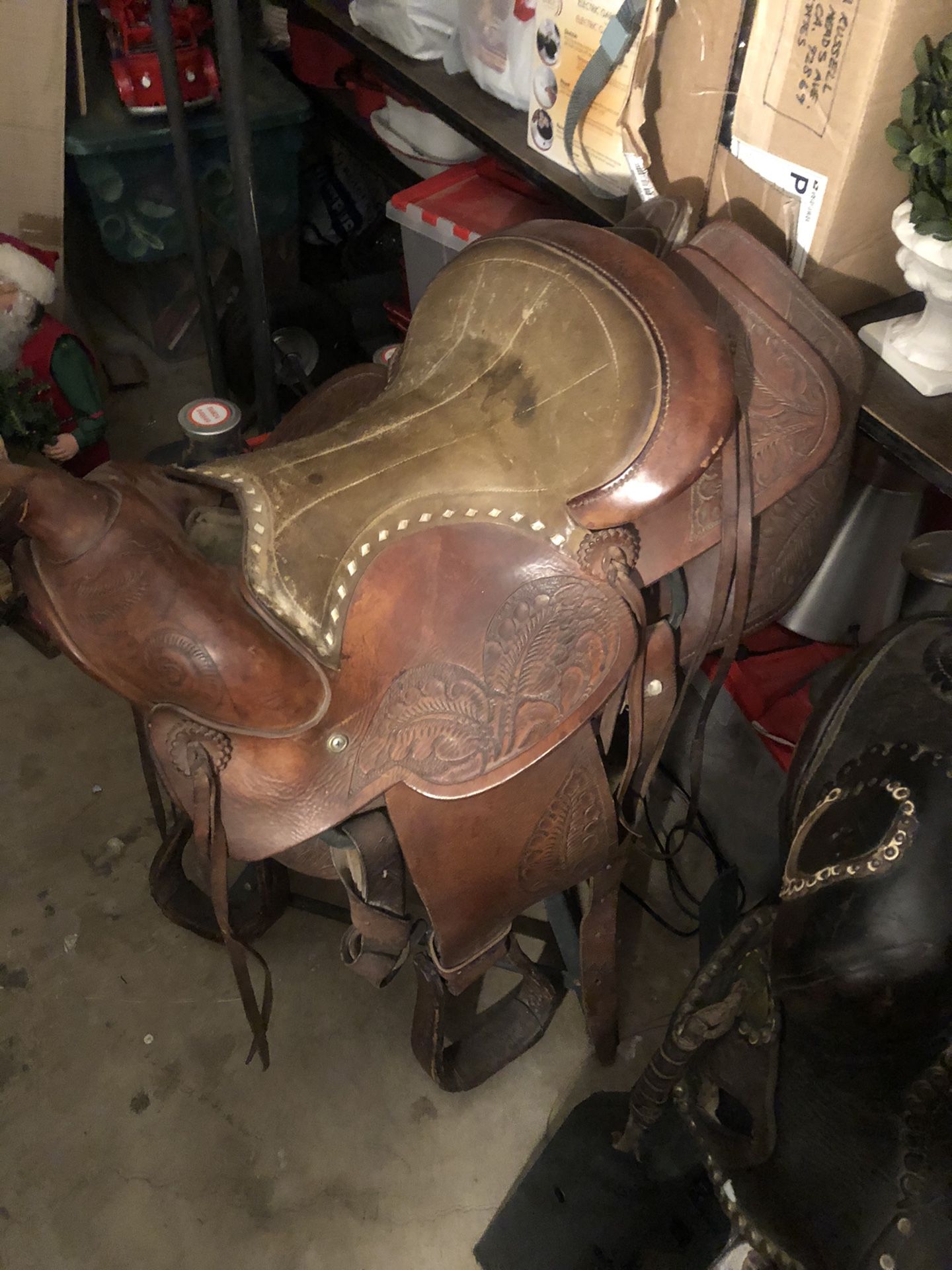 Vintage Horse Saddle