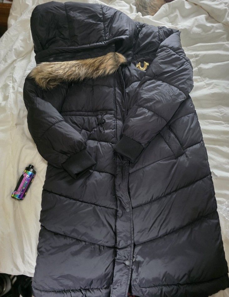New True Religion Parka Size M
