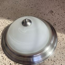 Ceiling Mount Light Fixture Brushed Nickel