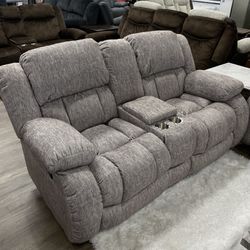 Sofa And Loveseat Two Piece Set Microfiber 
