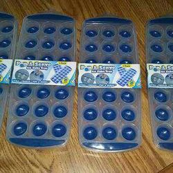Pop & Serve Ice Cube Trays 2 pks* New*
