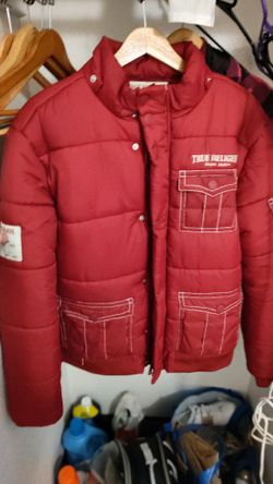 new new,,tru religion jacket $80
