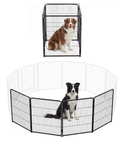 NEWBULIG Dog Playpen for Indoor 32 Inch 4 Panels