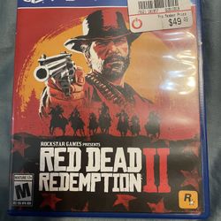 PS4 Red Dead Redemption 2 With Data Disc