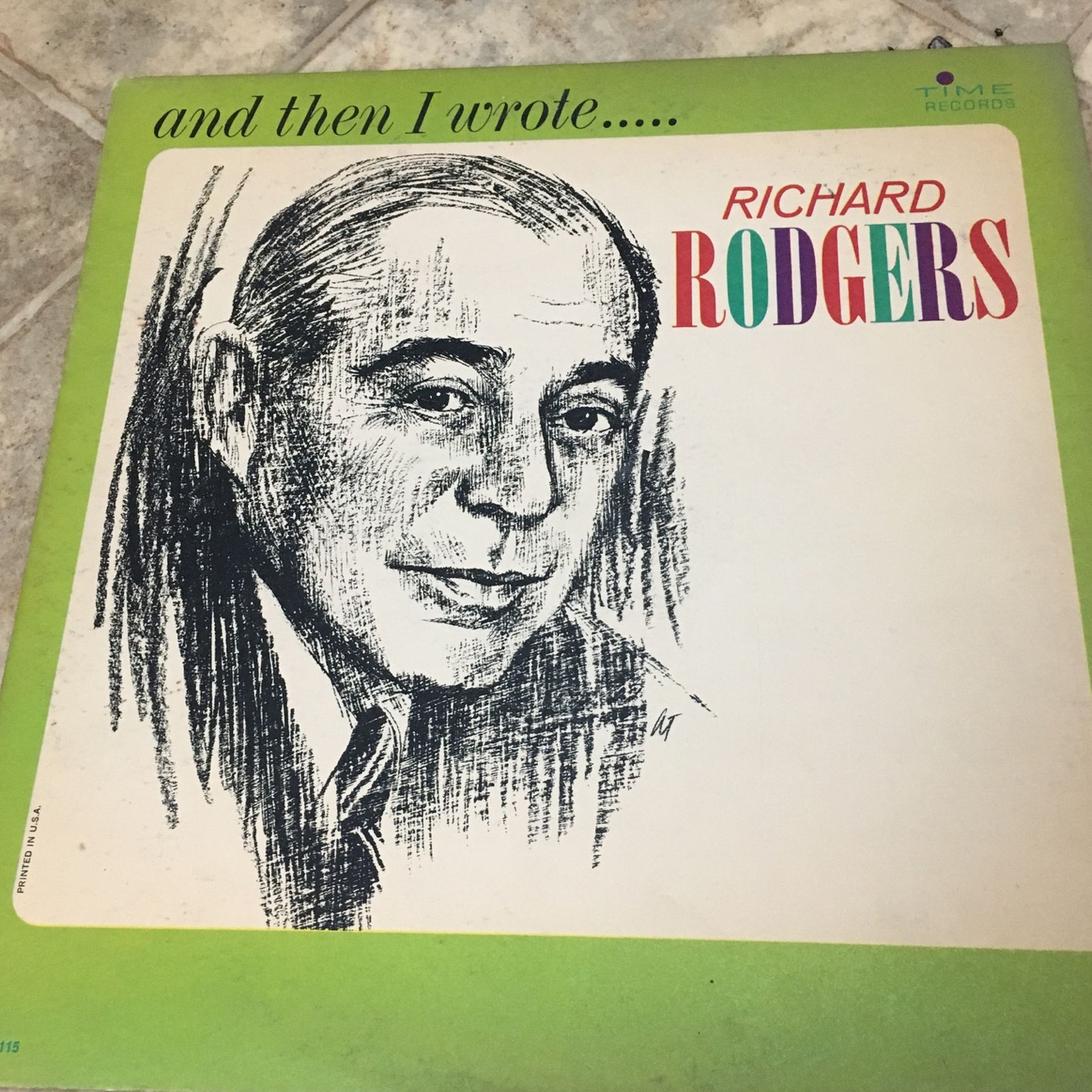 George Siravo And Hi - And Then I Wrote.....Richard Rodgers - Vinyl R.. - S7350A