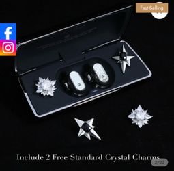 Interstella Crystal Aura Bluetooth Ear Jewelry – Stylish Open-Ear Wireless Earbuds