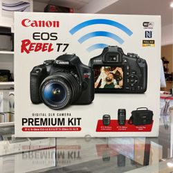 Canon Rebel T7 Premium 2 Lens Kit