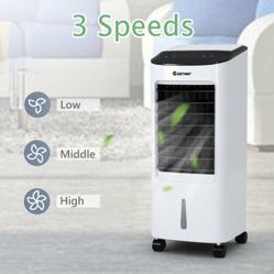Costway Evaporative Portable Air Cooler Fan and Humidifier