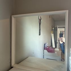 White IKEA Mirror 