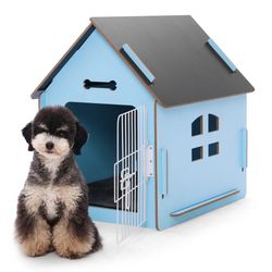 Large RYPetmia Indoor Dog House – Stylish Wooden Crate (Open Box)