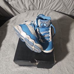 Jordans  Kids Size 13 C. Baby blue And White 