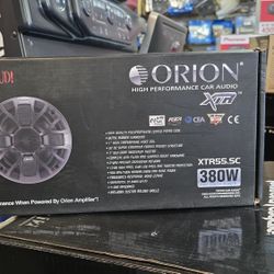 ORION Cobalt CM65 High Efficiency 6.5" Mid-Range Bullet Loudspeakers, 1000W Max Power, 250W RMS, 4 Ohm, 1.5" Voice Coil - Pro Car Audio Stereo, Midran