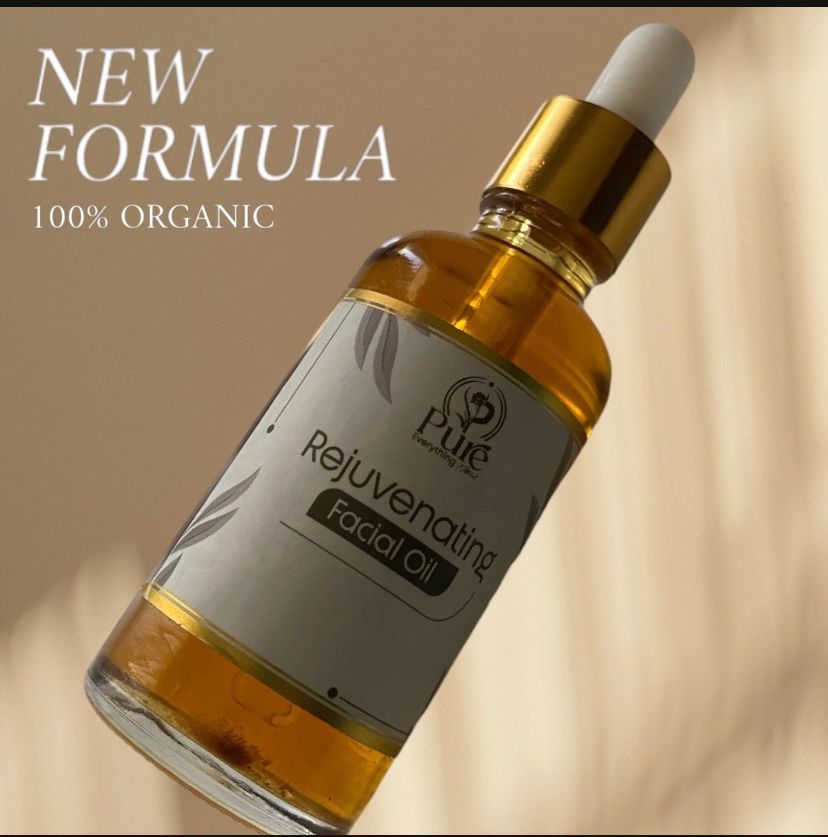 Organic rejuvenating facial oil