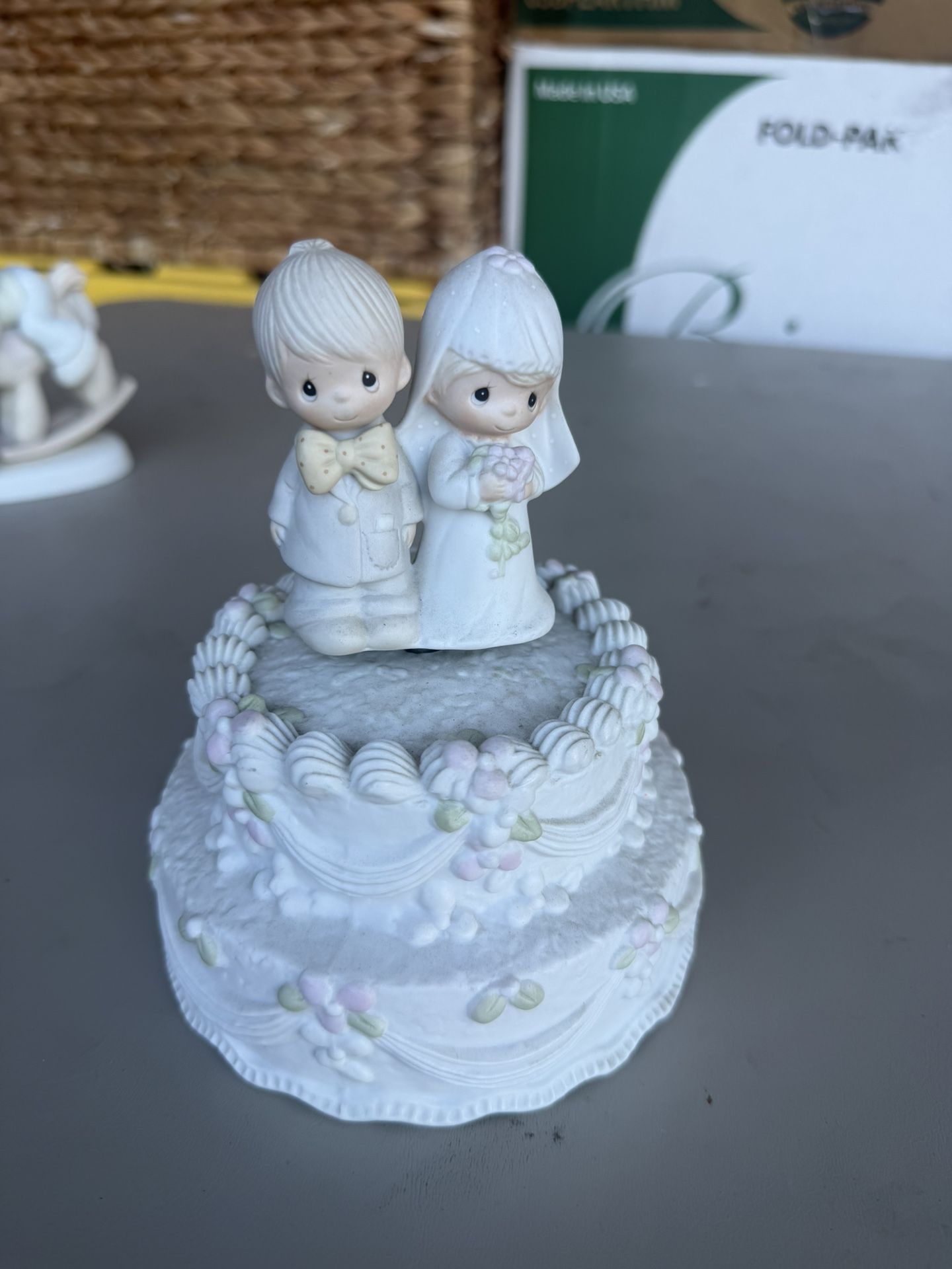 Precious Moments Cake Topper The Lord Bless & Keep You Music "Wedding March"