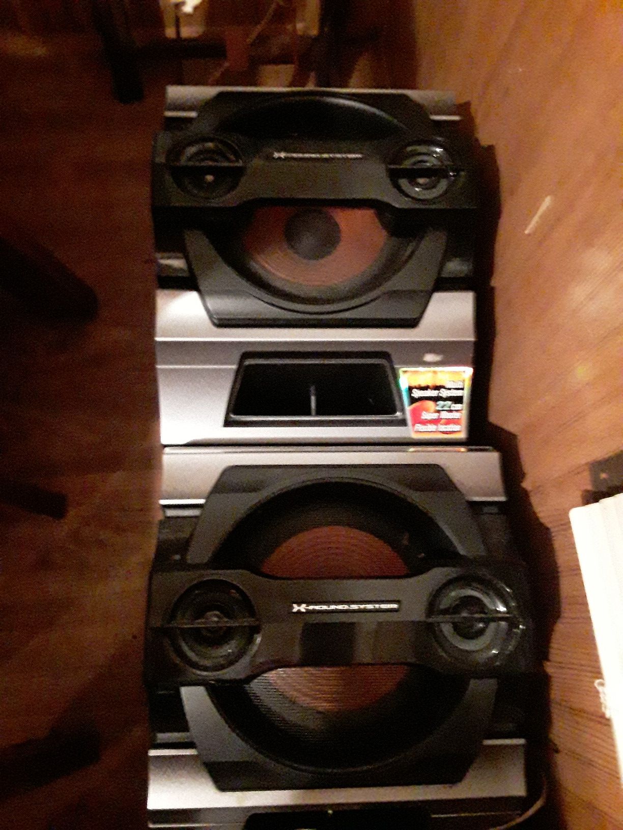 SONY SPEAKER SYSTEM RATED IMPEDANCE 6. INPUT POWER 145W for Sale in San  Antonio, TX - OfferUp