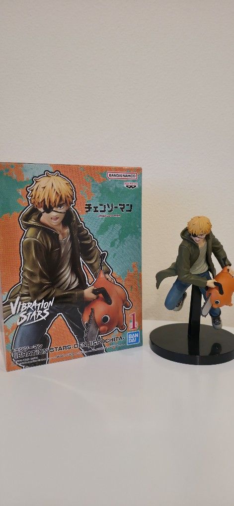 Banpresto - Chainsaw Man - Denji & Pochita, Bandai Spirits Vibration Stars Figure