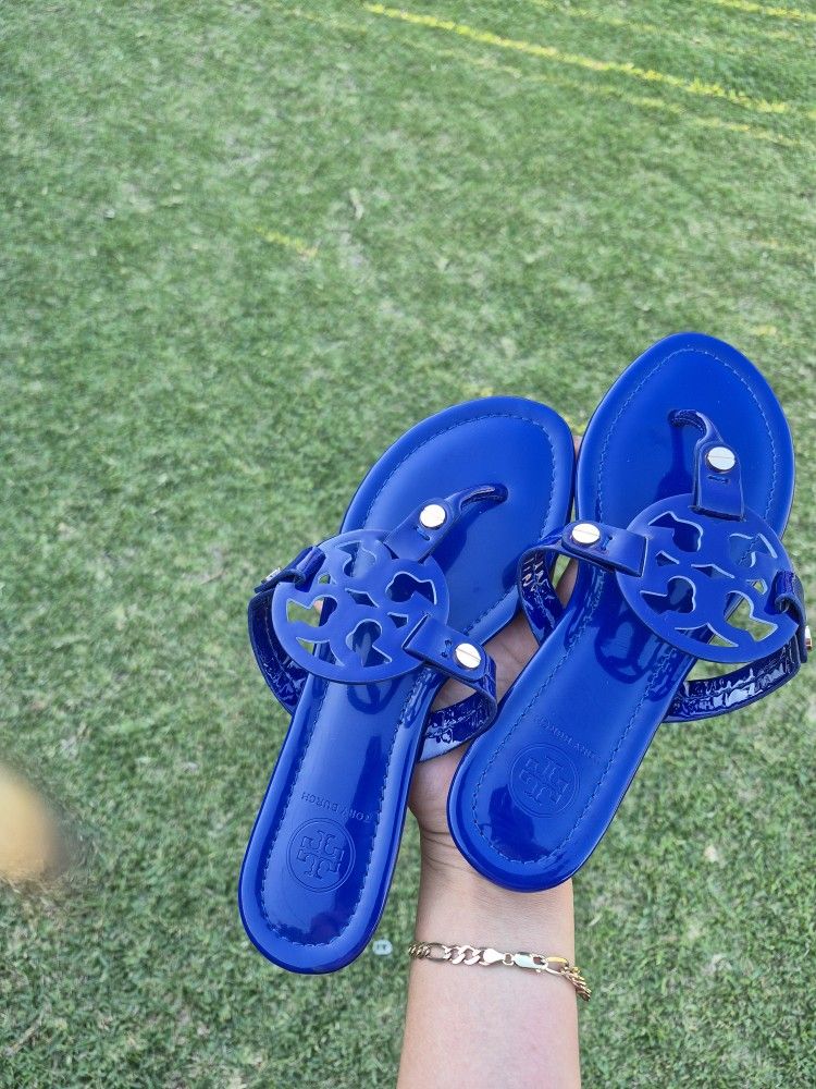 Royal Blue Tory Burch Sandals $80