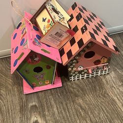 Birds Little Houses Great For Garden And House Decoration 