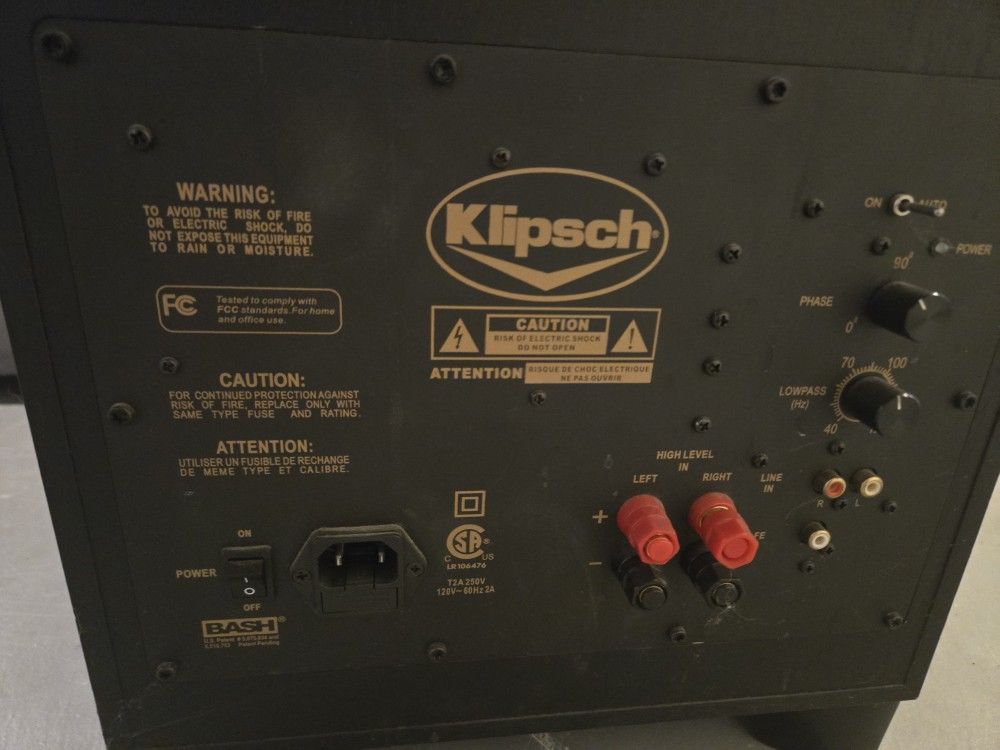 Klipcsh 10 Inch Powered Subwoofer