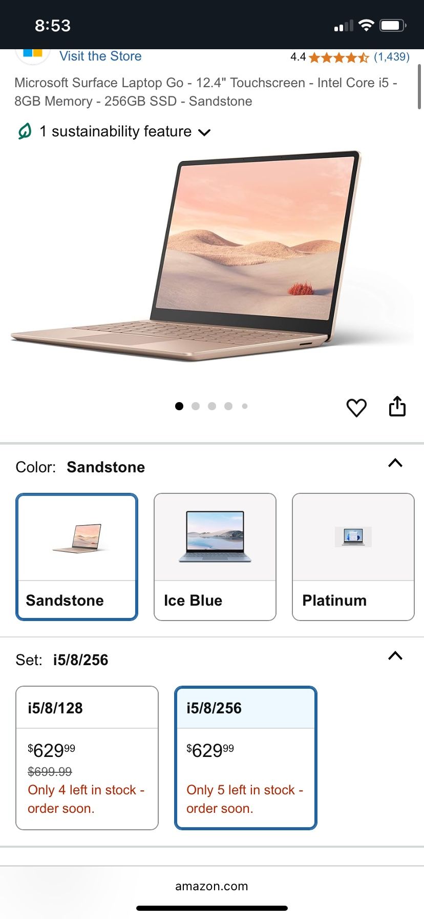 Microsoft Surface Laptop Go
