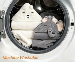 Cute baby hooded towels elephant bear designs