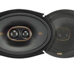 Kicker 51KSC69304 KS-Series 6x9 3-Way Speakers with 1" and .75" tweeters, 4-Ohm, Pair