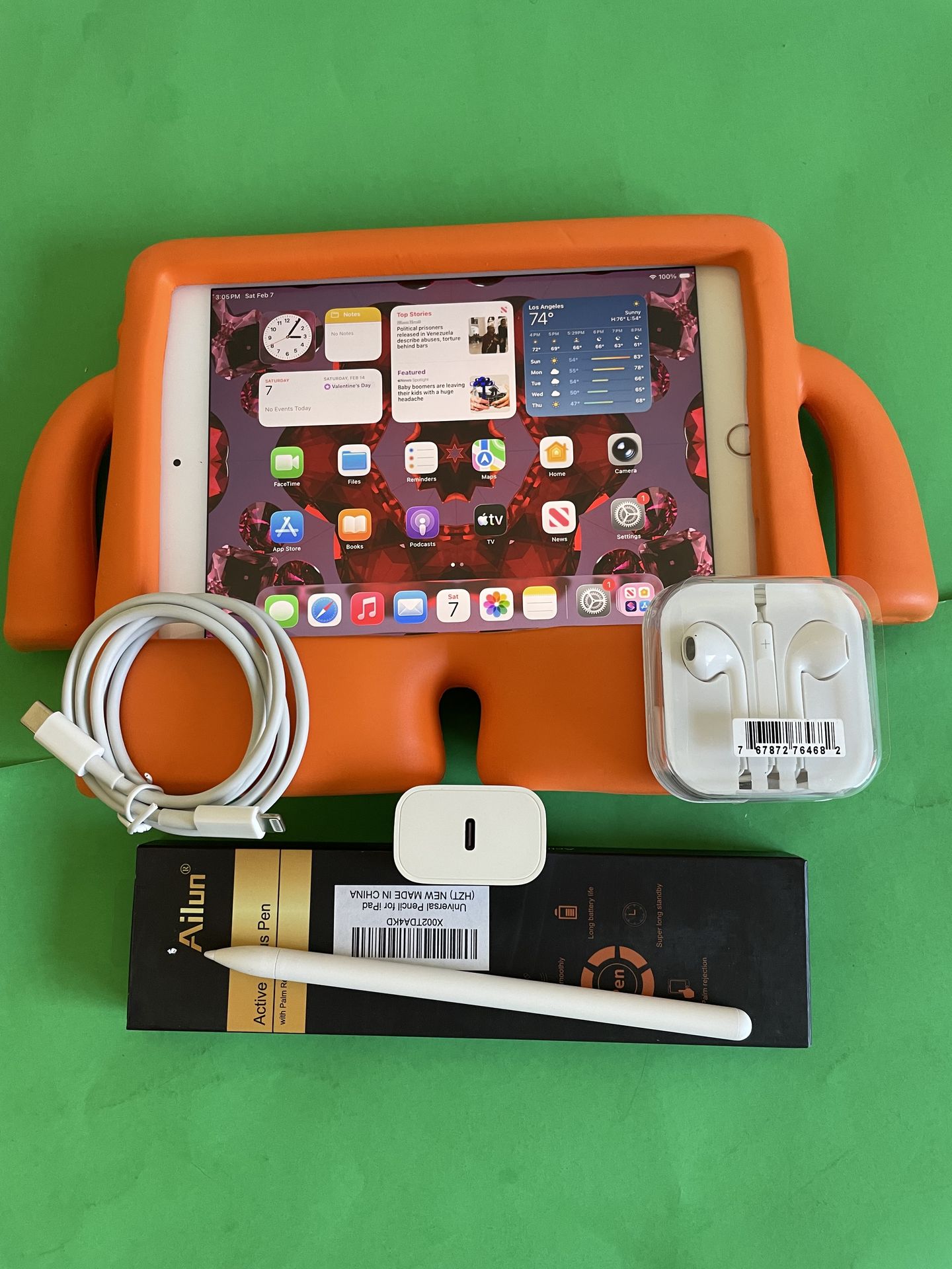 Apple iPad mini 5 (5th Generation/7.9” retina/ latest IOS 26/ 2019 Model ) 64GB with stylus pen, kids case & Accessories