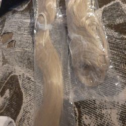 2 Clip On Hair Extensions $15ea
