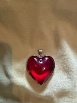 Red Heart Pendant Charm