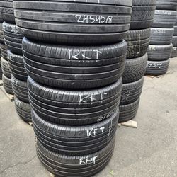 TIRES 245/45/18 IN GREAT CONDITION