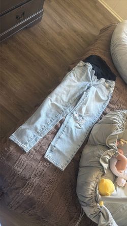 Maternity Jeans And Black Leggings